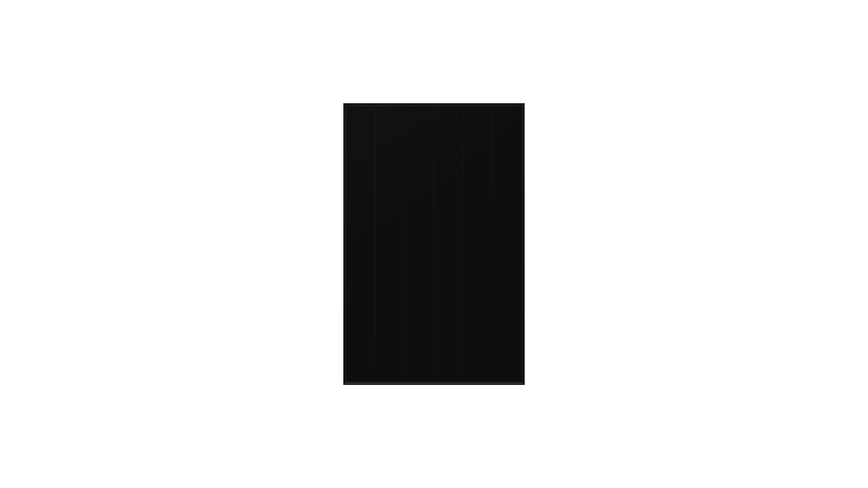 Aiko ABC 485 Full Black double glass (GEN 3) - vooraanzicht
