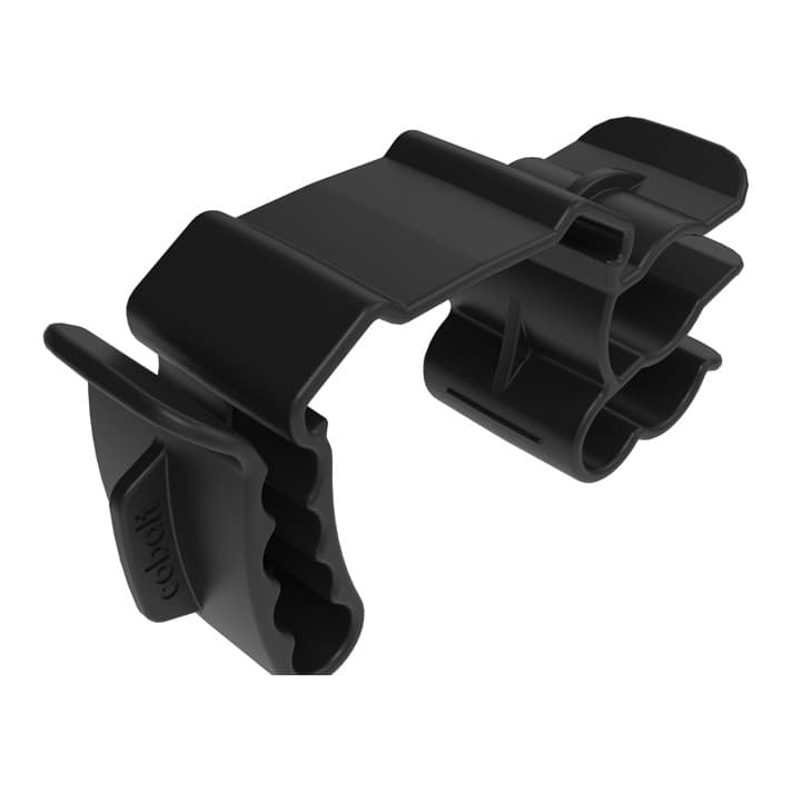 Kabelclip voor montagerails montagesystemen side view