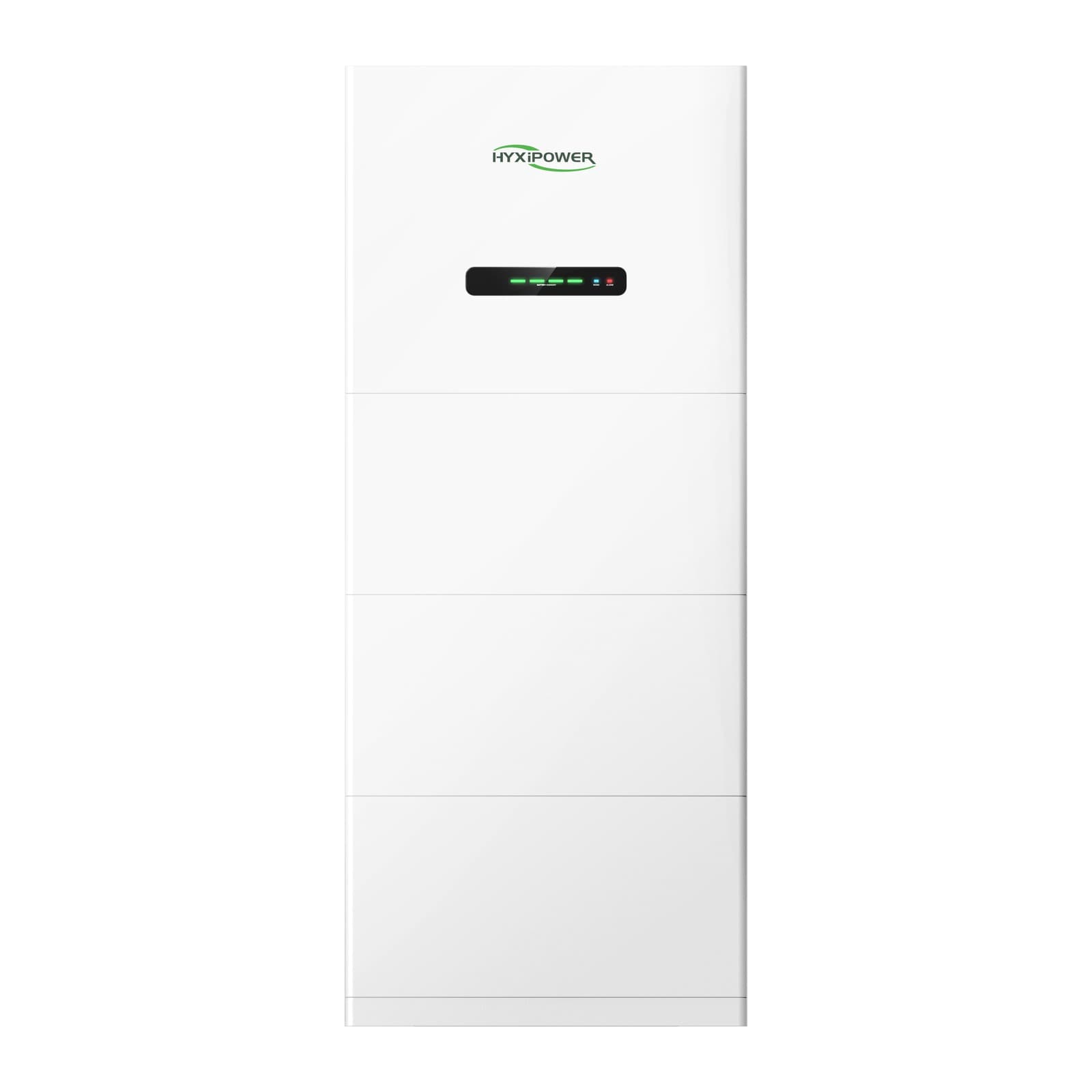 HYXiPOWER HYX-H-HTA vooraanzicht, configuratie met omvormermodule op 3 batterijmodules