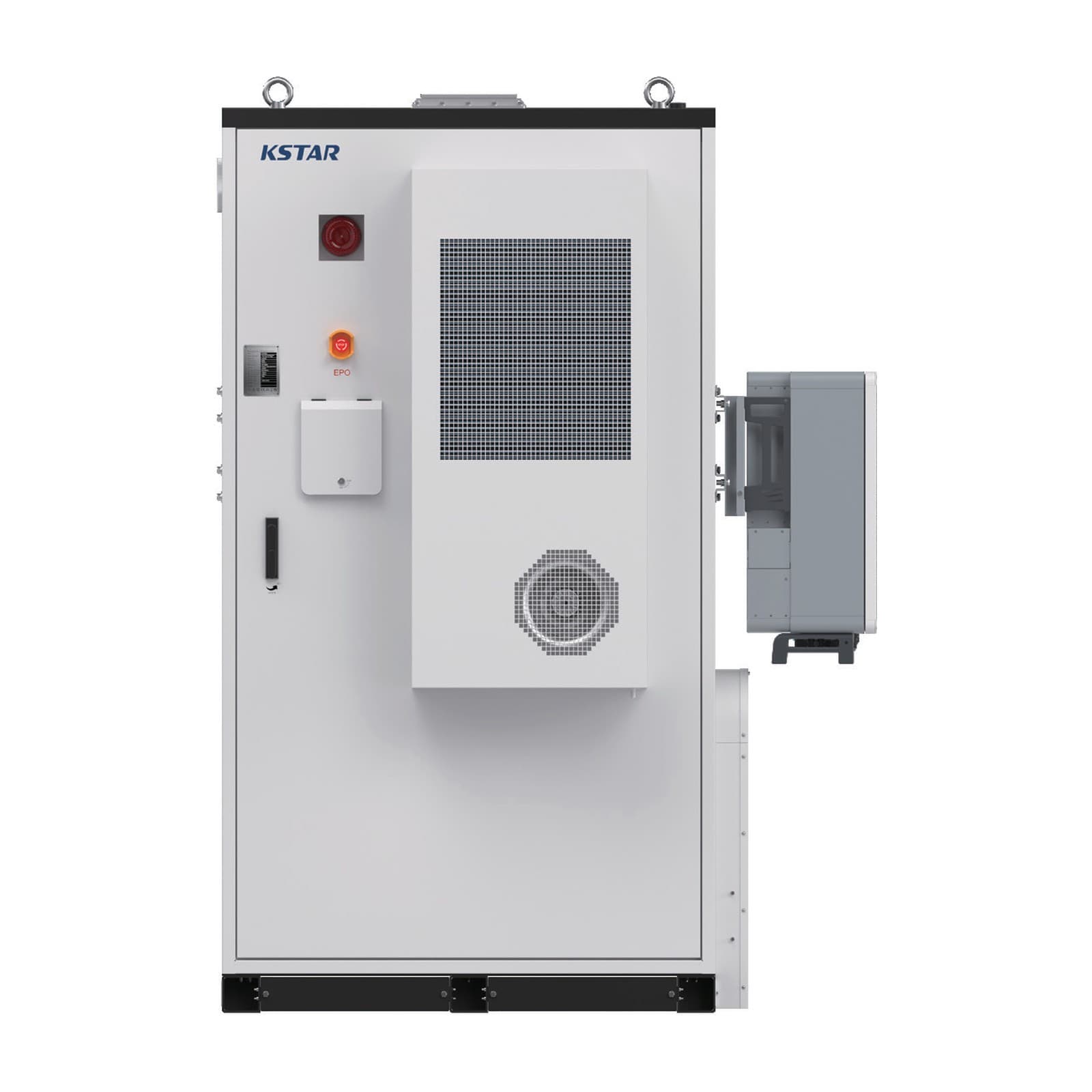 KSTAR BluePulse BC260DE2A buitenbatterijkast vooraanzicht met omvormer
