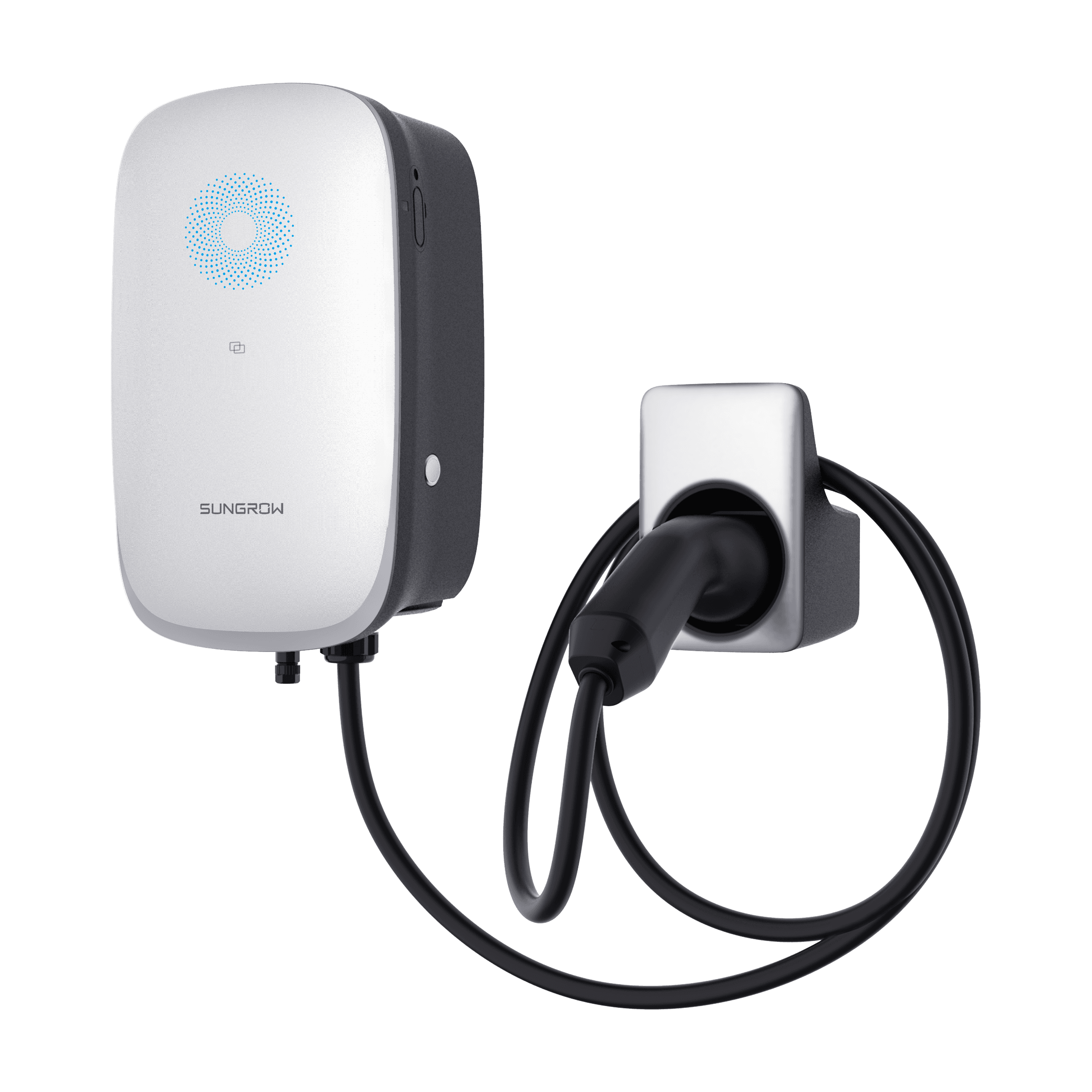 Sungrow AC22E-01 met MID zijaanzicht
