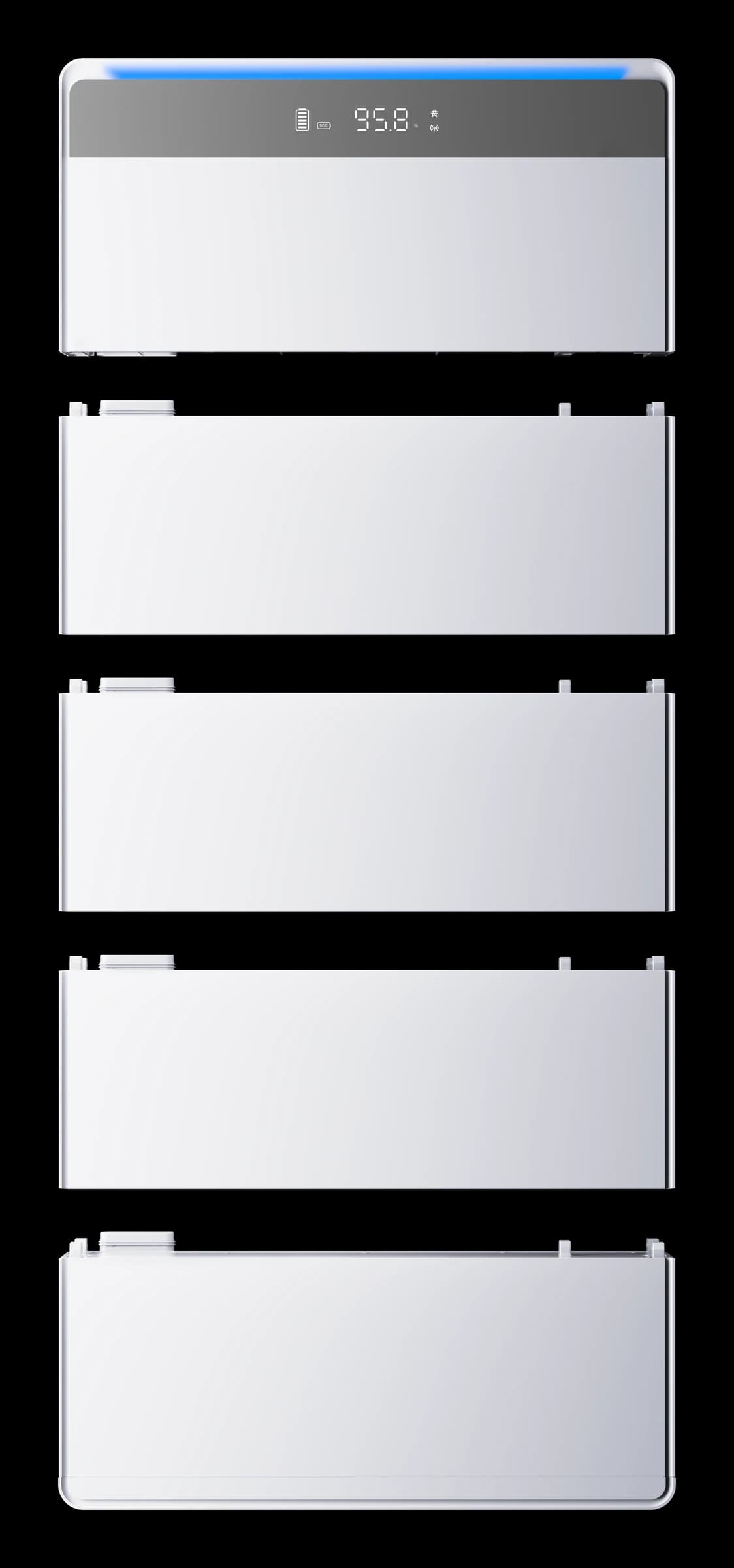 Sungrow PowerHarbor SMD100 10 kWh batterijen achteraanzicht