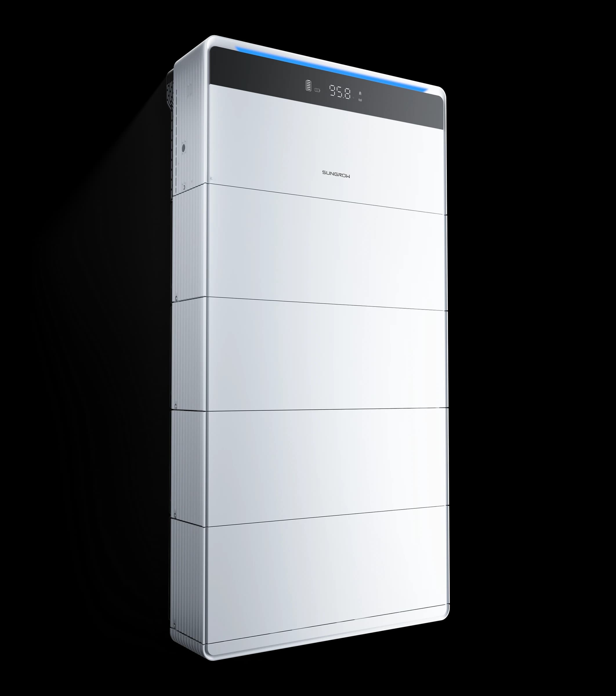 Sungrow PowerHarbor SMD100 10 kWh batterijen zijaanzicht